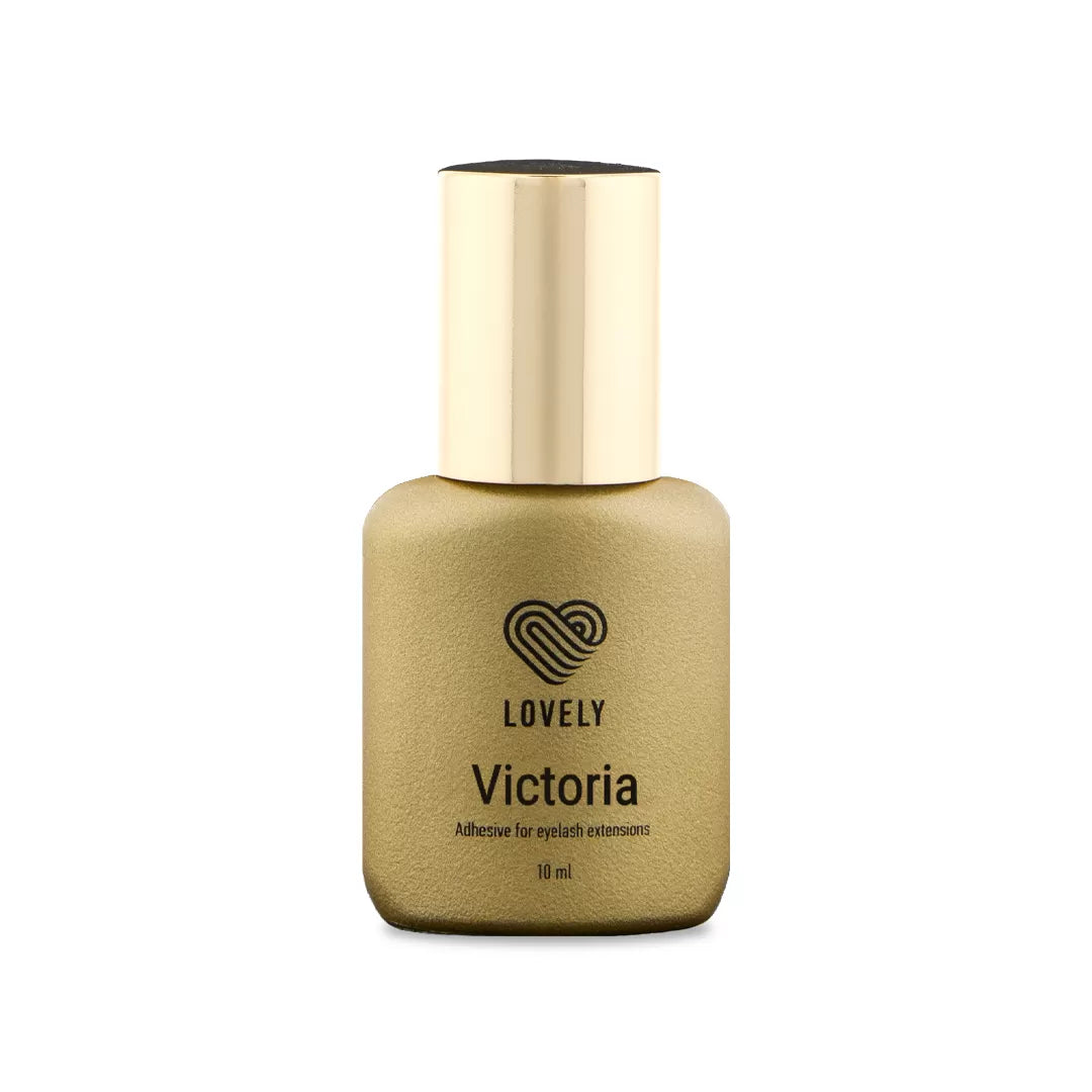 victoria pegamento negro lovely 10ml ojos sensible